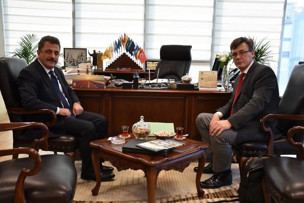Habip Oğlu met with the YTB Vice President Sayit Yusuf 