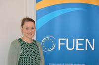 Rie Saalfeldt fängt bei der FUEN in Flensburg als neue Office Managerin an