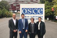 Türkische Mitgliedsorganisationen der FUEN bei OSZE Konferenz