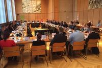 Volles Programm für die Teilnehmer der 24. Jahrestagung der FUEN Arbeitsgemeinschaft Deutscher Minderheiten: wichtige Gespräche in Berlin