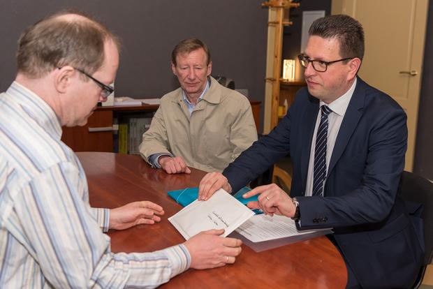Utolsó állomásként Lettországban juttatta célba az aláírásokat a FUEN elnöke 