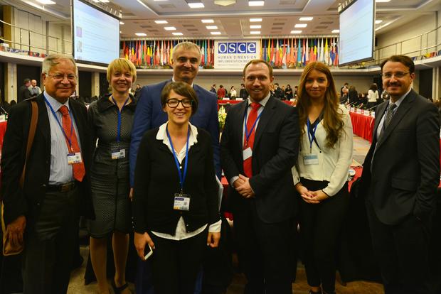 Second week of the OSCE Human Dimension Implementation Meeting: FUEN was well represented in Warsaw 