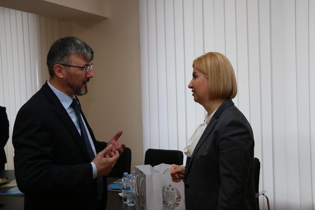 Halit Habip Oğlu met with Irina Vlah, Governor of Autonomous Territorial Unit of Gagauzia in Chisinau 