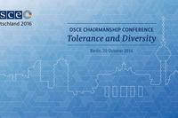 OSCE Chairmanship Conference on Tolerance and Diversity on 19-20 October 2016 in Berlin