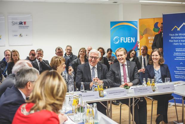 The Federal President of Germany visited the FUEN in Flensburg 