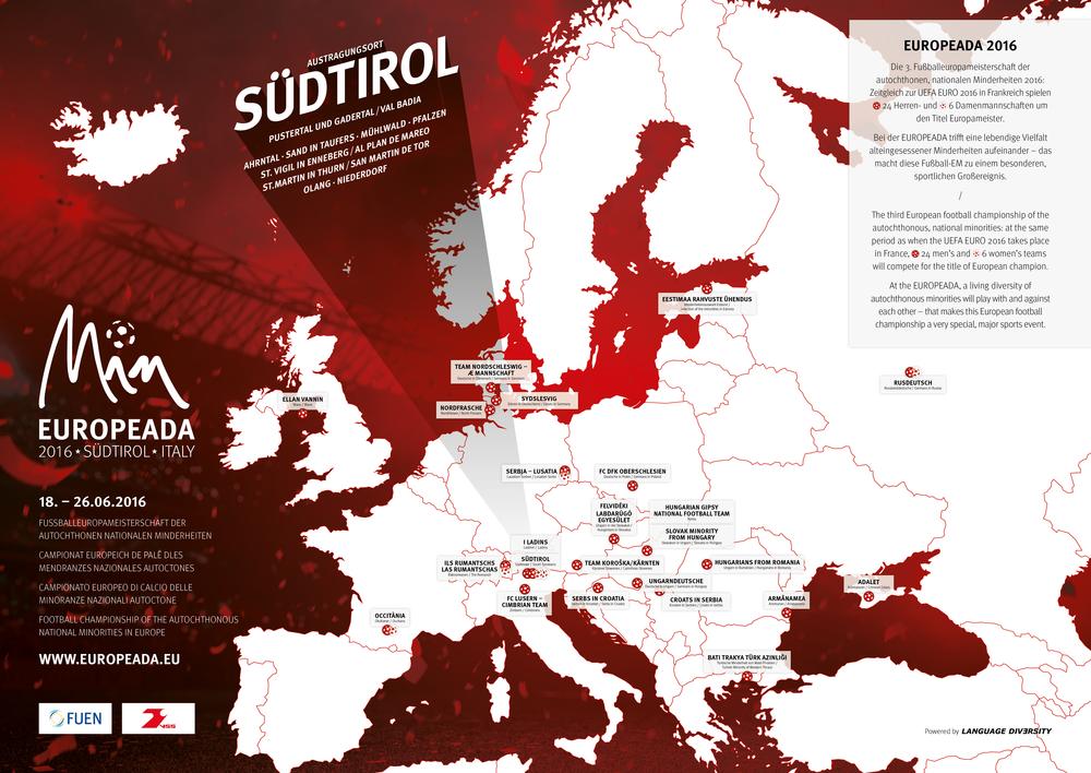 EUROPEADA 2016 – Map